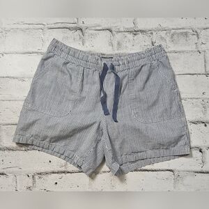 Nicole Miller Pin Stripe Causal Cotton Shorts